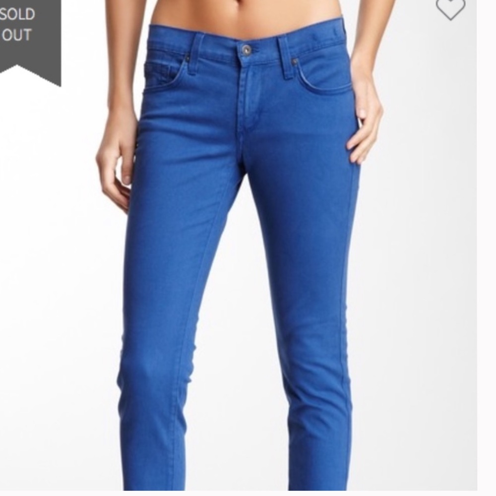 James Jeans “Twiggy”Skinny Ankle Blue Pants 25